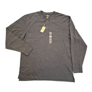 RedHead Charcoal Long Sleeve Henley